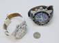 Invicta Reserve 17374 & Invicta 12401 Swiss Made Leather Watches 209.7g image number 4