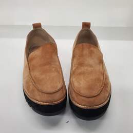 Eileen Fisher Women's Tan Suede Slip On Platform Loafers Size 9.5 alternative image