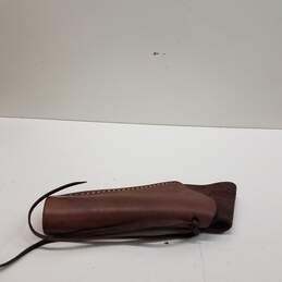 Unbranded Western Leather Gun Brown Holster alternative image