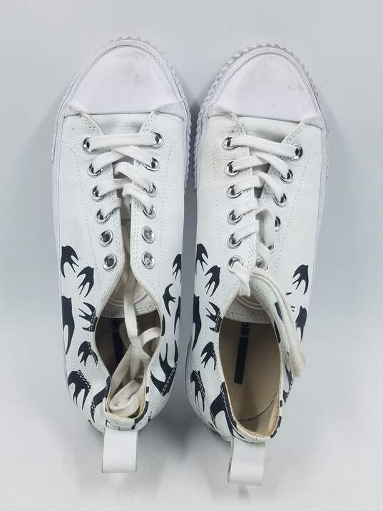 Authentic McQ Alexander McQueen White Swallow Sneaker W 8 image number 6