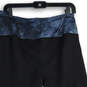 NWT Womens Black Blue Flat Front Pull-On Compression Leggings Size XL image number 4