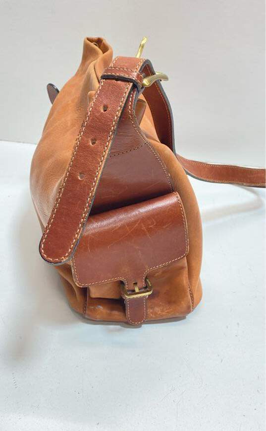 Bally Handbag Brown Leather Shoulder Bag image number 3