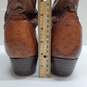 Tony Lama Western Cowboy Brown Leather Mens 7.5D image number 3