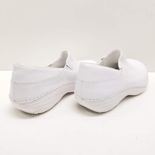 Timberland Pro White Leather Professional Slip-on Women's Size 9 image number 4
