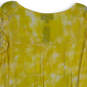 NWT Womens Yellow Tie-Dye Sleeveless V-Neck Pullover Blouse Top Size 18/20 image number 4