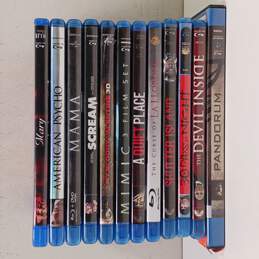 12PC Horror Genre Blu-Ray Movies in Original Cases