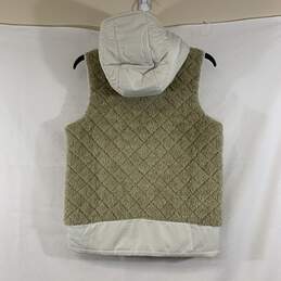 Women's Beige Patagonia Reversible Hooded Vest, Sz. S alternative image