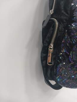 Steve Madden Black & Purple Sequin Backpack alternative image