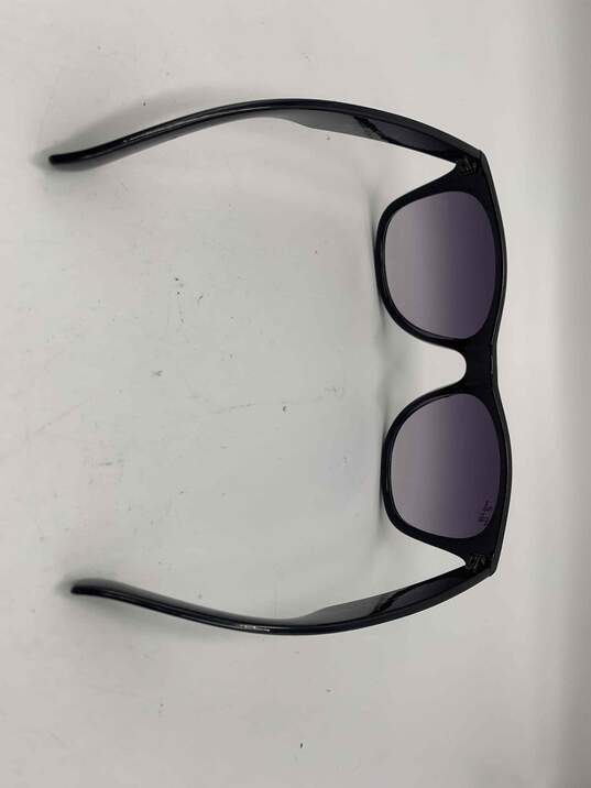 Unisex Purple Black Acetate Gradient Lens Lightweight Square Sunglasses image number 3