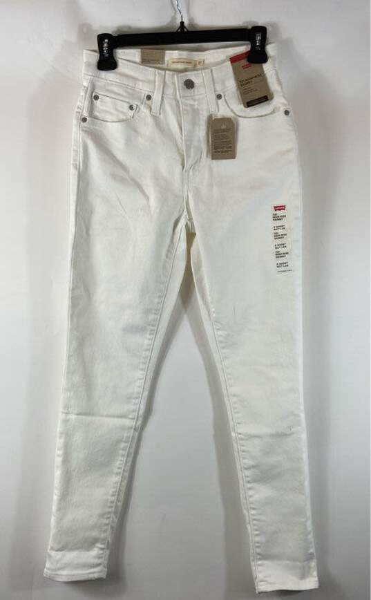 Levi's White Pants - Size Medium image number 1