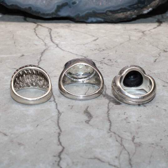 Sterling Silver Ring Set Sizes (6.5, 4.5, 9) - 25.50g image number 4