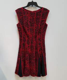 Tadashi Shoji Women Red Embroidered Dress M alternative image
