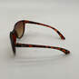 Womens RB4167 Brown Lens Orange Black Full Rim Cat Eye Sunglasses With Case image number 4