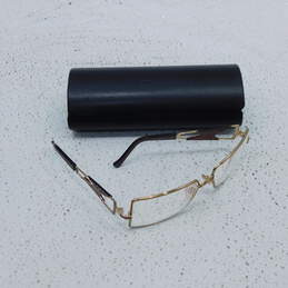 Vintage Cazal MOD 969-700 Brown Gold Prescription Eyeglasses w/ Case