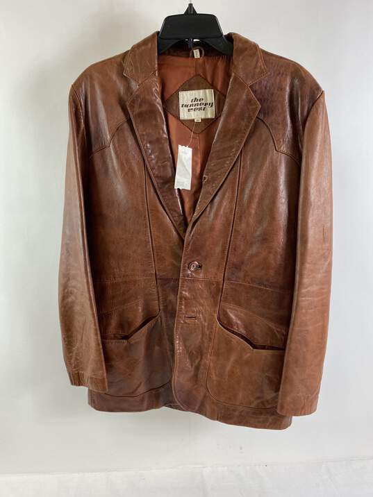 The Tannery West Brown Jacket - Size Large image number 1