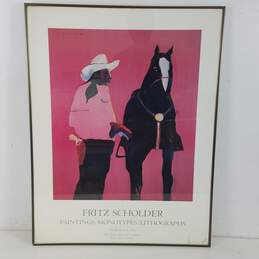 Fritz Scholder Elaine Horwitch Galleries 1979 Poster Wall Art