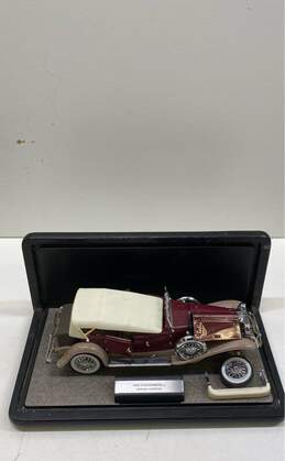 Franklin Mint 1930 Duesenberg J Derham Tourster-1/24 Maroon for Parts or Repair