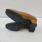 NWOB Womens Beige Leather Comfort Slip On Square Toe Block Pump Heels Size 7.5 image number 5