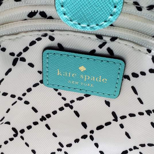 Kate Spade Teal Blue Cove Street Provence Satchel Handbag Purse Rare Turquoise image number 3