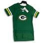 NWT Womens Green NFL Green Bay Packers Short Sleeve Football Jersey Size M image number 1