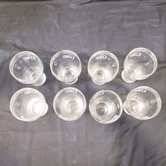 Bundle Of Assorted Coca Cola Glass Cups image number 2