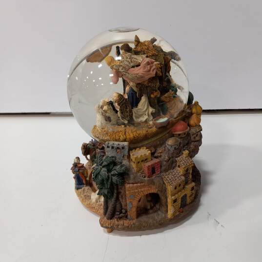 Nativity Musical Snow Globe-Large image number 4