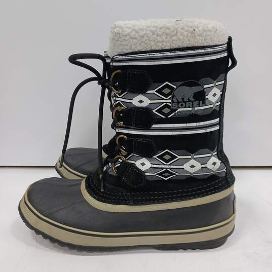 Sorel Women's Black Duck Boots Size 9 image number 1