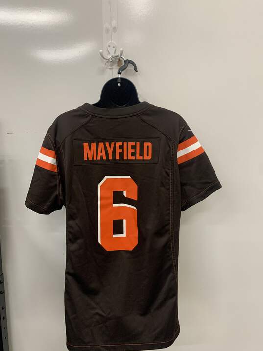 Women's SZ XL NFL Cleveland Browns Mayfield Jersey image number 2