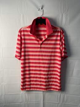 nike Mens Stripped Tour Performance Golf Shirt Size S