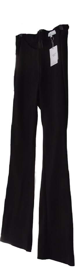 NWT Women Black Flat Front Flared Leg Formal Dress Pants Size 4 alternative image