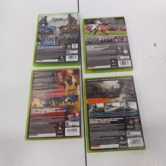 Bundle of 4 Assorted Microsoft Xbox 360 Video Games image number 2