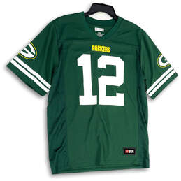 Mens Green Bay Packers Aaron Rodgers #12 Pullover Football Jersey Size M