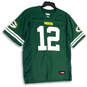 Mens Green Bay Packers Aaron Rodgers #12 Pullover Football Jersey Size M image number 1