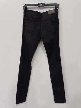 Diesel Women's Black Denim Distressed  Stretch Jeans Size 27 with Tag alternative image