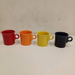 Bundle of 4 Assorted Fiesta Multicolor Ceramic Coffee Mugs alternative image