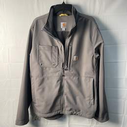 Carhartt Men's Gray Nylon Utility Jacket Size L