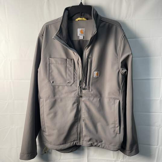 Carhartt Men's Gray Nylon Utility Jacket Size L image number 1