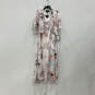 NWT Womens Multicolor Floral Print Short Square Neck Maxi Dress Size 18 image number 1