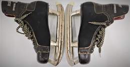 Vintage Bauer NHL Approved Leather Ice Hockey Skates Men's Size 11 alternative image