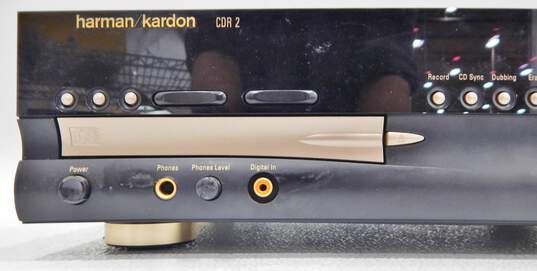 Harman/Kardon Brand CDR 2 Model Dual Compact Disc (CD) Player w/ Power Cable (Parts and Repair) image number 6
