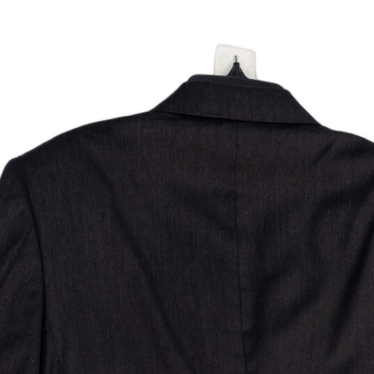 Mens Black Long Sleeve Notch Lapel Single Breasted Two Button Blazer Sz 40R image number 4