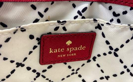 Kate Spade Saffiano Leather Newbury Lane Sally Crossbody Red image number 7