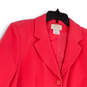 NWT Womens Pink Long Sleeve Notch Lapel Collar Three-Button Blazer Size 18W image number 3