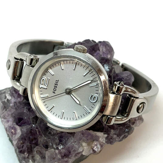 Designer Fossil ES-3269 Stainless Steel Round Dial Analog Wristwatch image number 1