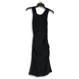 Nicole Miller Womens Black Scoop Neck Sleeveless Pullover Maxi Dress Size 4