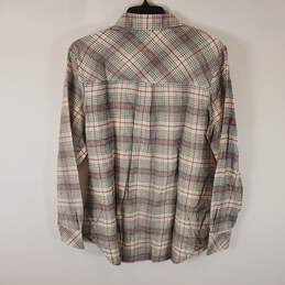 Foxcroft NYC Women Plaid Flannel Shirt 10 NWT alternative image