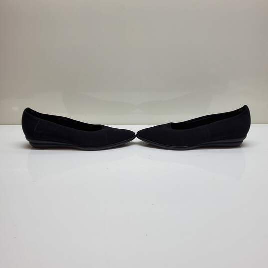 Salvatore Ferragamo Black Slip On Wedge Shoes WM Size 8.5 B image number 3