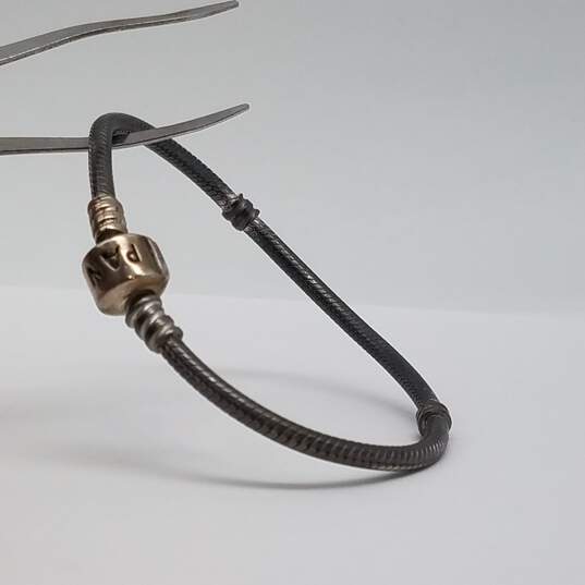 Pandora Ale Sterling Silver Round Snake Chain Starter 7 Inch Bracelet 14g image number 4