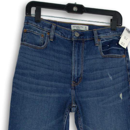 NWT Womens Blue Stretch Denim Medium Wash Skinny Leg Jeans Size 27/4S image number 3