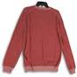 NWT Express Womens Red Crew Neck Long Sleeve Pullover Sweater Size L image number 2